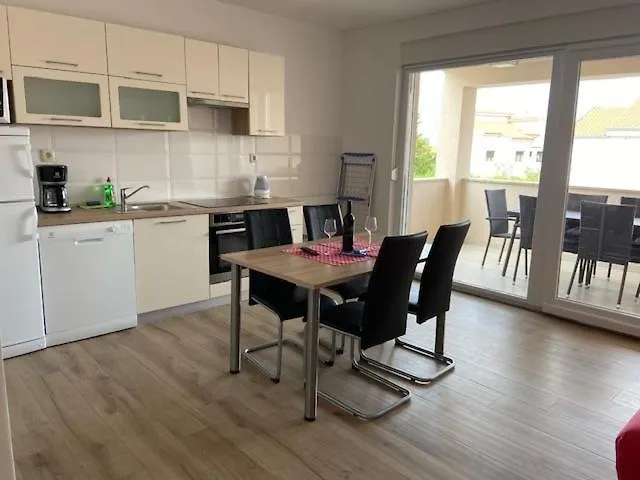 Holiday Apartment In Punat With Loggia, Air Conditioning, Wifi, Washing Machine 4534-1
